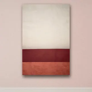 «Wall a là Rothko» di Valerio Porta, stampa su tela in un soggiorno
