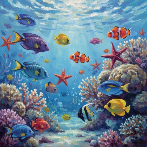 Armonia della vita sul mare