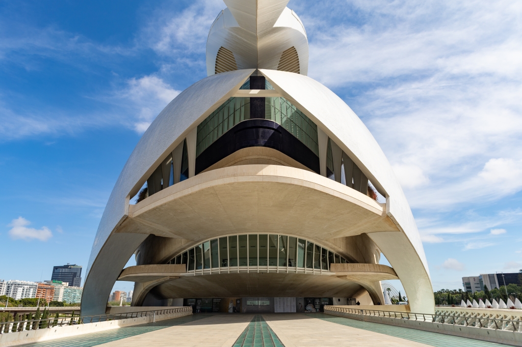 Il Palau des Arts Reina Sofia, Valencia, Spagna