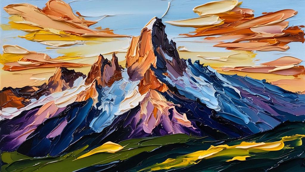 "Vetta Alpina al Tramonto"