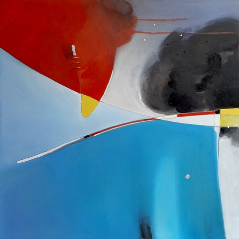 Eruzione - astratto contemporaneo - Carlo Olper 2025