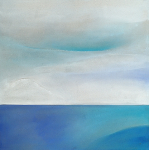 Orizzonte - dipinto astratto contemporaneo - Carlo olper