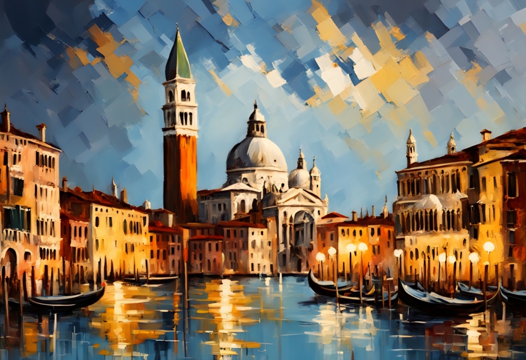 "Incanto Veneziano tra Luci e Riflessi"