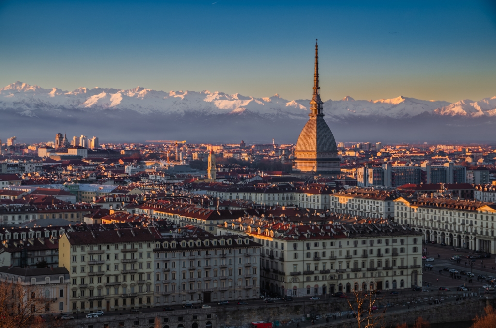 Torino al tramonto