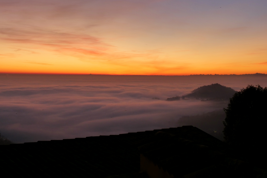 Nebbia in blu