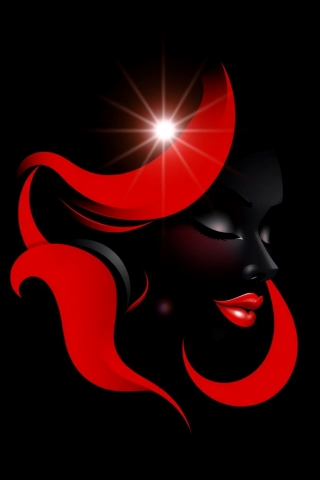 "Luce nell’Ombra: Eleganza in Rosso"