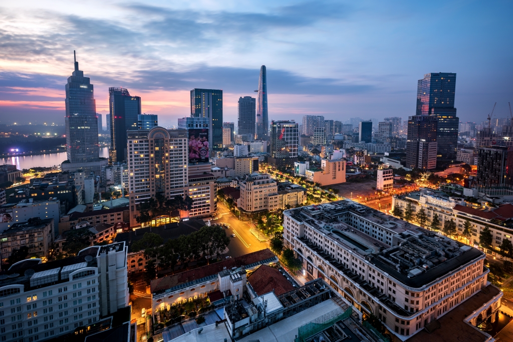 L’ultimo respiro della notte su Saigon, Vietnam