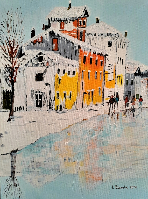 borgo innevato