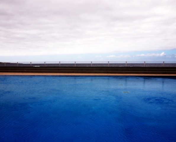 Orizzonte in toni di blu