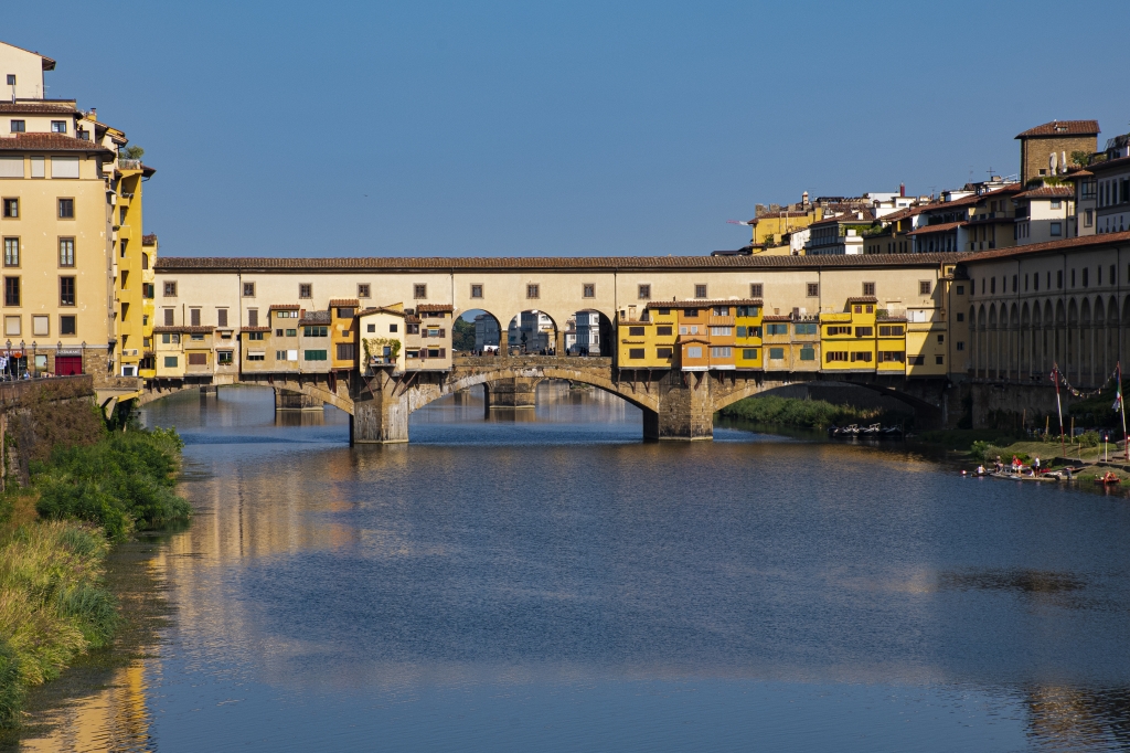 Firenze, Ponte Vecchio e il fiume Arno - Quadro moderno