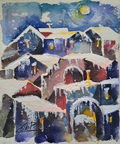 Notturno innevato