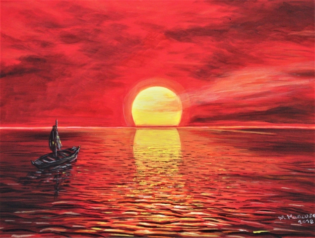 Riflessi (2018) olio su tela · mancusomassimo