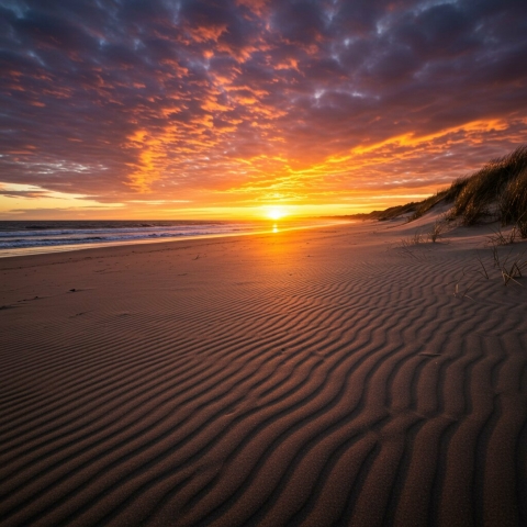 Sand in the desert