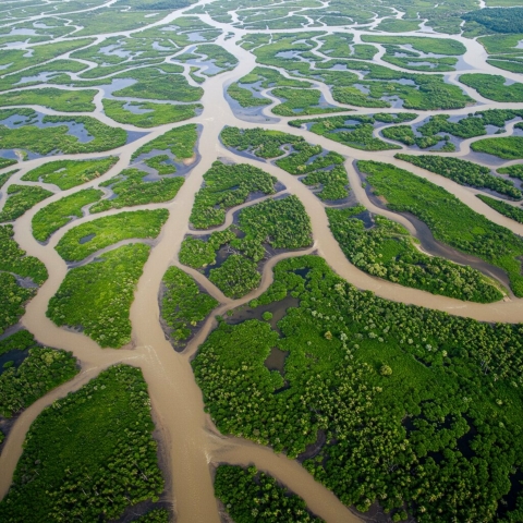 Rivers, trees and nature
