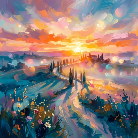 Tramonto Toscano