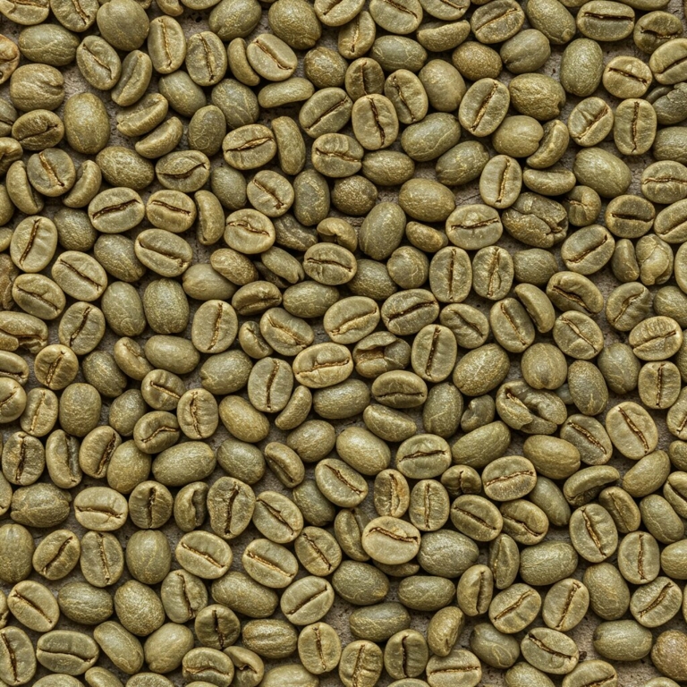 Coffee bean texture