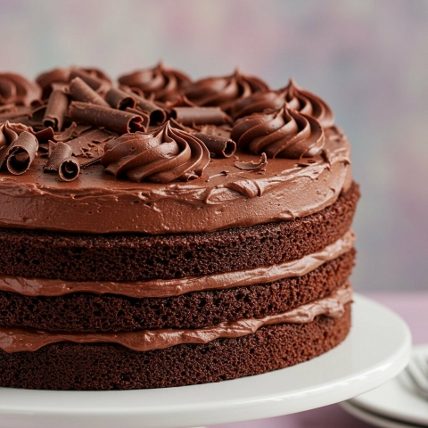 Very tasty chocolate cake