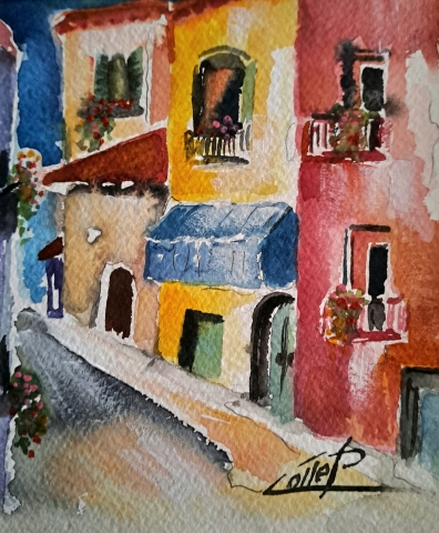 Paesaggio spagnolo del M° P.COLLE