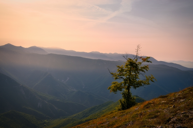 27-Colori del mattino sulle montagne