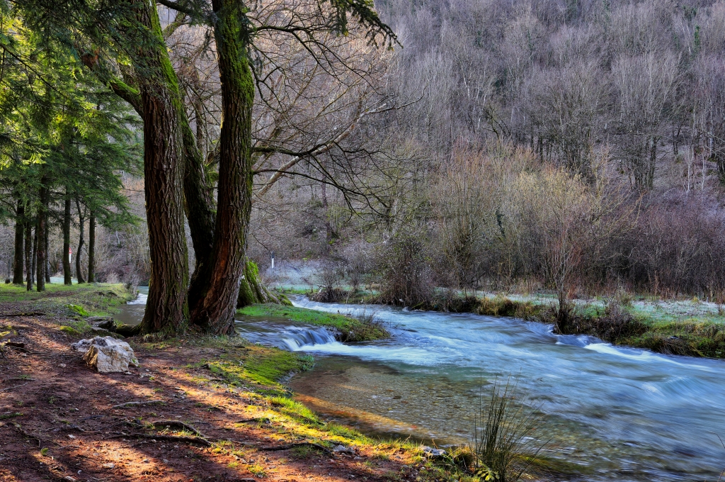 Fiume Aniene nel Parco dei Monti Simbruini