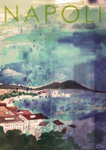 Vista su Napoli