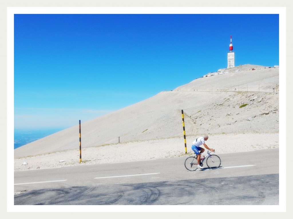 verso la vetta del Mont  Ventoux