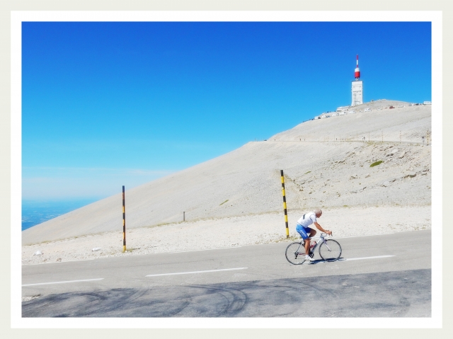 verso la vetta del Mont  Ventoux