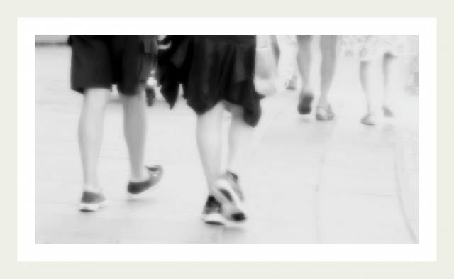 people walking