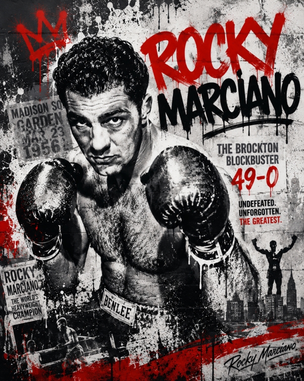 Rocky Marciano Street Art