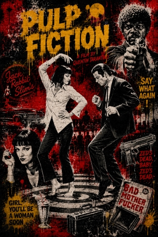 Pulp Fiction Street Art