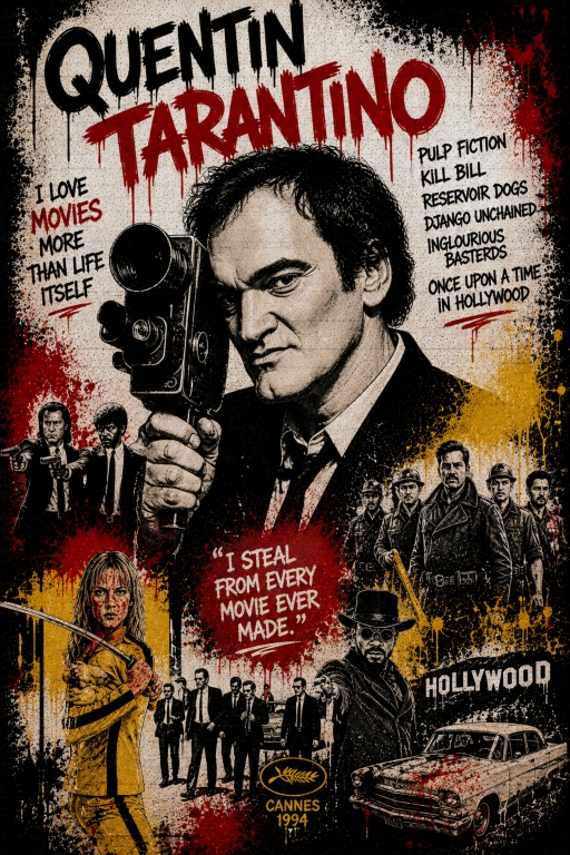 Quentin Tarantino Street Art