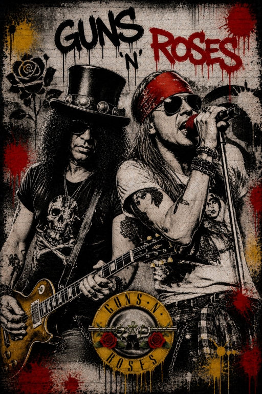 Guns 'N Roses Street Art