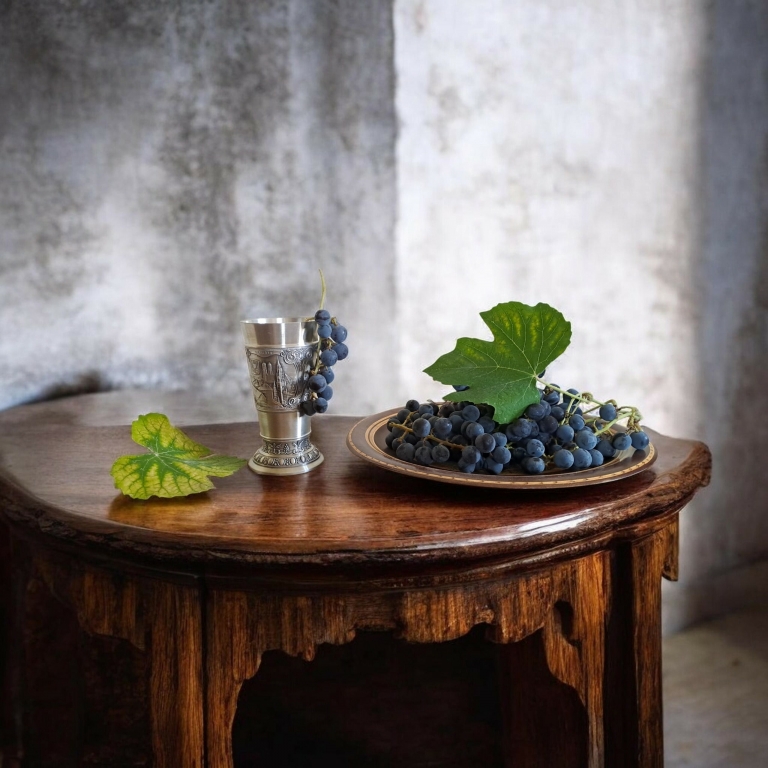 Natura morta , uva