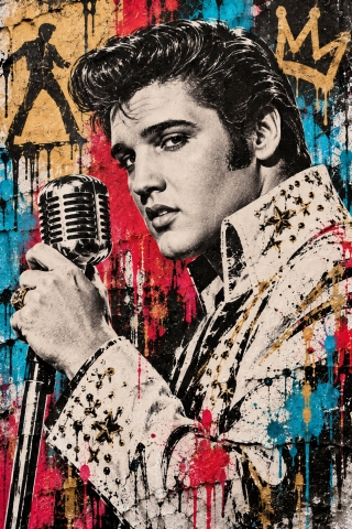 The King of Rock Pop Art