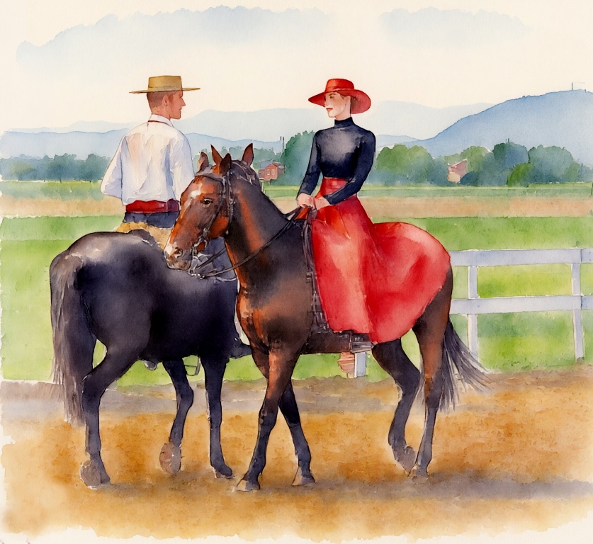 Cavalieri in sella