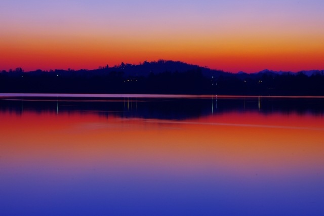 Riflessi sul lago al Tramonto (II)
