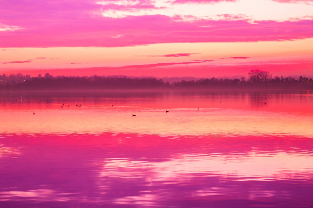 Il lago riposa...