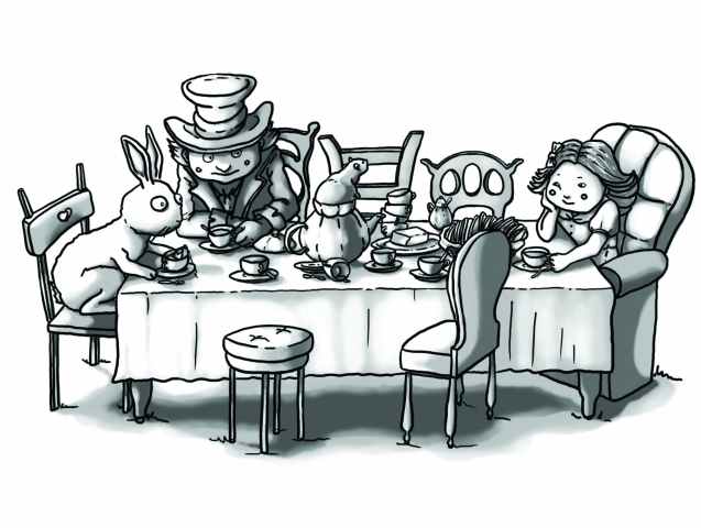 Alice prende il tè