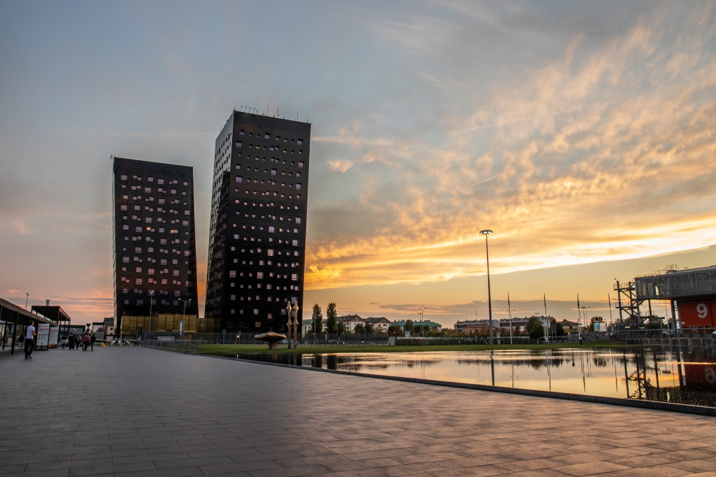 Milano al tramonto