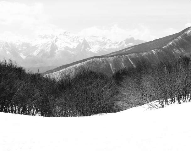 Montagna innevata