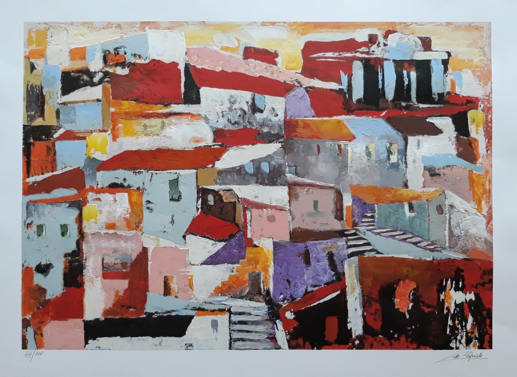 Paesaggio  espressioni  del m° pasquale COLLE