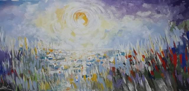 NINFEE  dipinto del M°pasquale COLLE