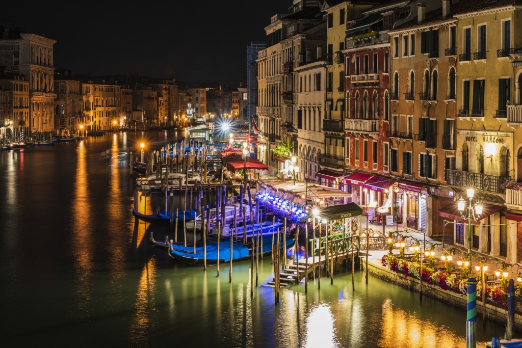 Colori di Venezia. Canal Grande di Notte