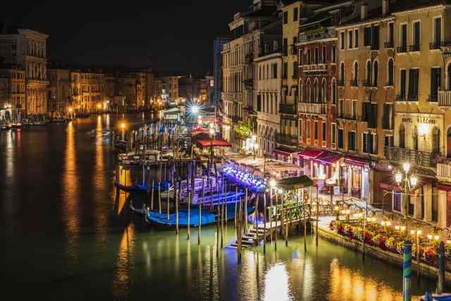 Colori di Venezia. Canal Grande di Notte