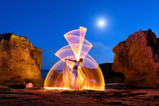 Light Painting in Sardinia