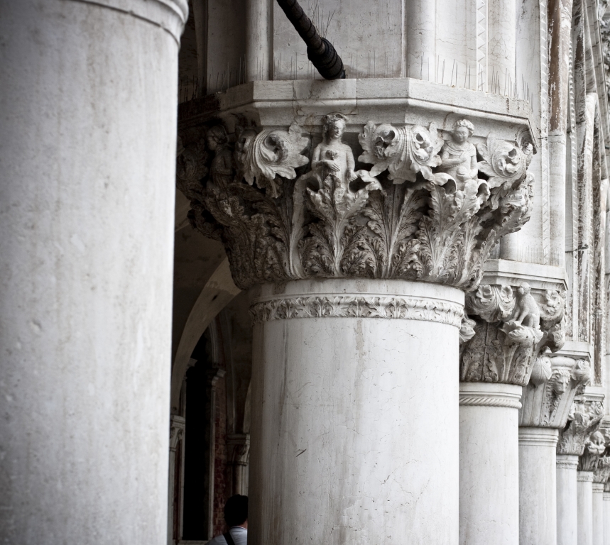 Colonne del Palazzo del Doge di Venezia