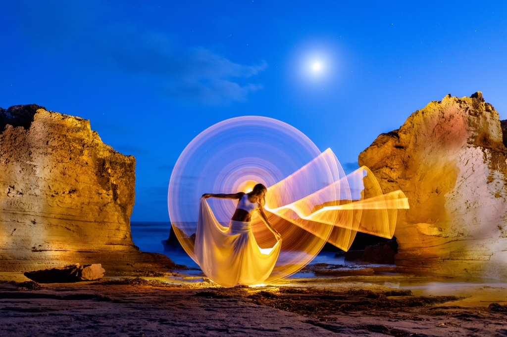 Light Painting in Sardinia