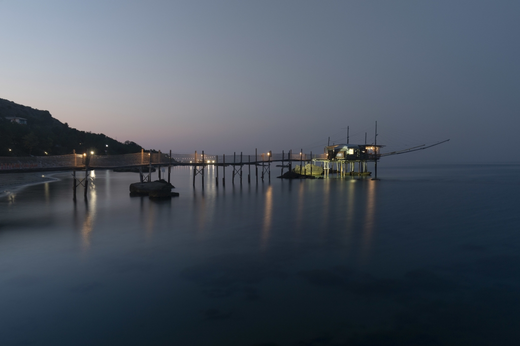 Tramonto sui trabocchi
