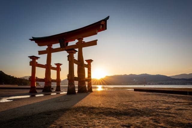 Bassa marea a Miyajima