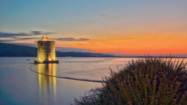 Tramonto a Orbetello